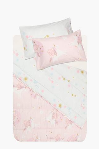 Soft Touch Mila Unicorn Comforter Set