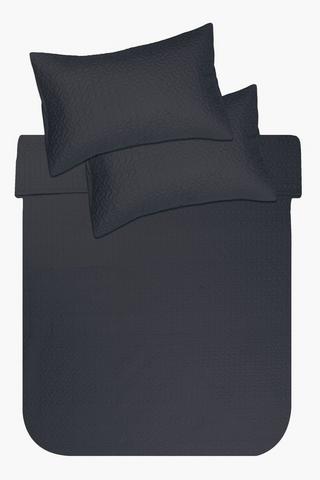 3 Piece Soft Touch Plain Quilt Set