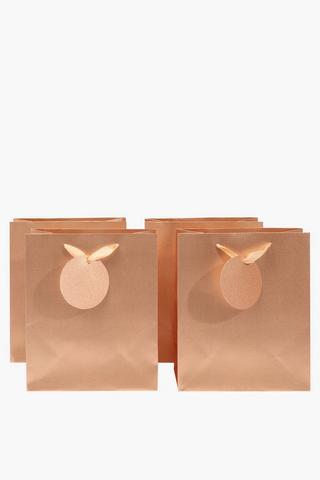 4 Pack Glitter Gift Bags Medium