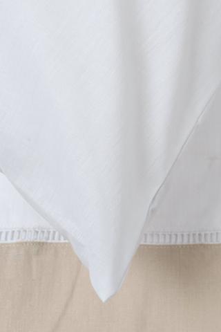 2 Pack Premium Cotton Hemp Border Standard Pillowcase