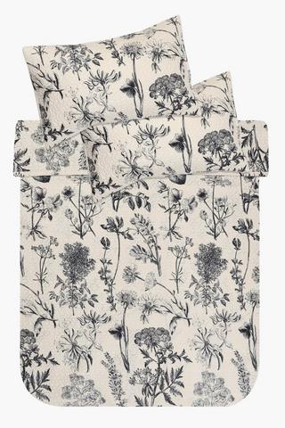 5 Piece Soft Touch Mackenzie Floral Quilt Set