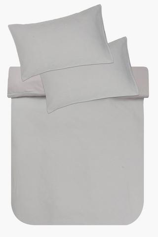 Premium Cotton Waffle Duvet Cover Set