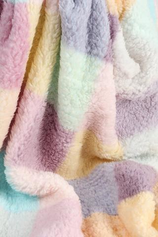 Super Plush Flannel Check 240gsm Blanket, 125x150cm