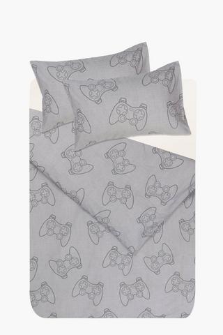 Cotton Printed Gamer Duver Cover Set
