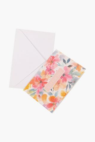 Magdelena Floral Mini Card
