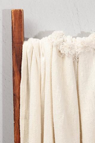 Tufted Cotton Throw, 180x200cm