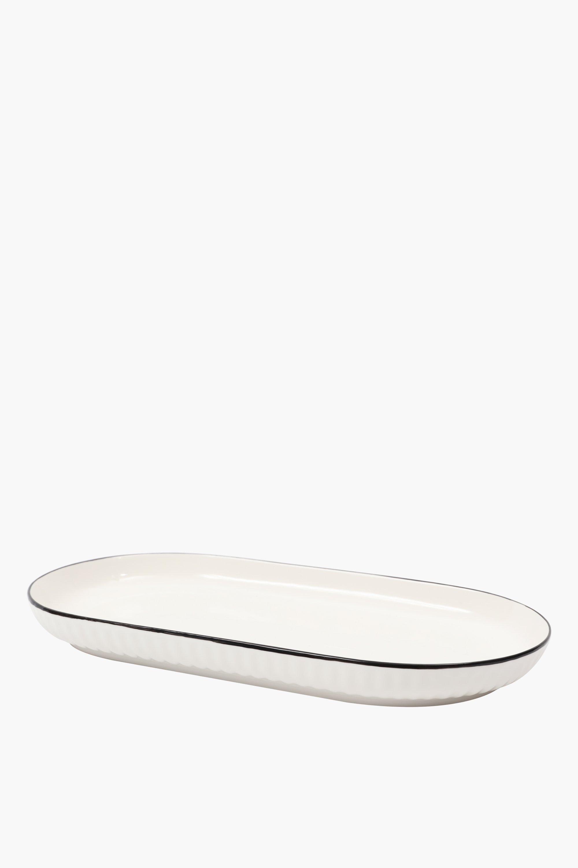 Cedar Rim Ceramic Platter, Medim