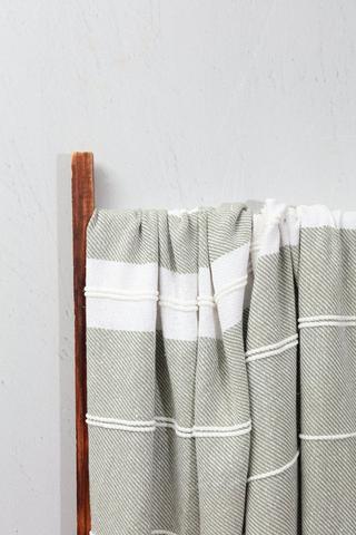 Stripe Fringed Throw, 130x160cm
