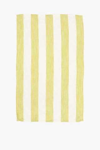Striped Cotton Tea Towel