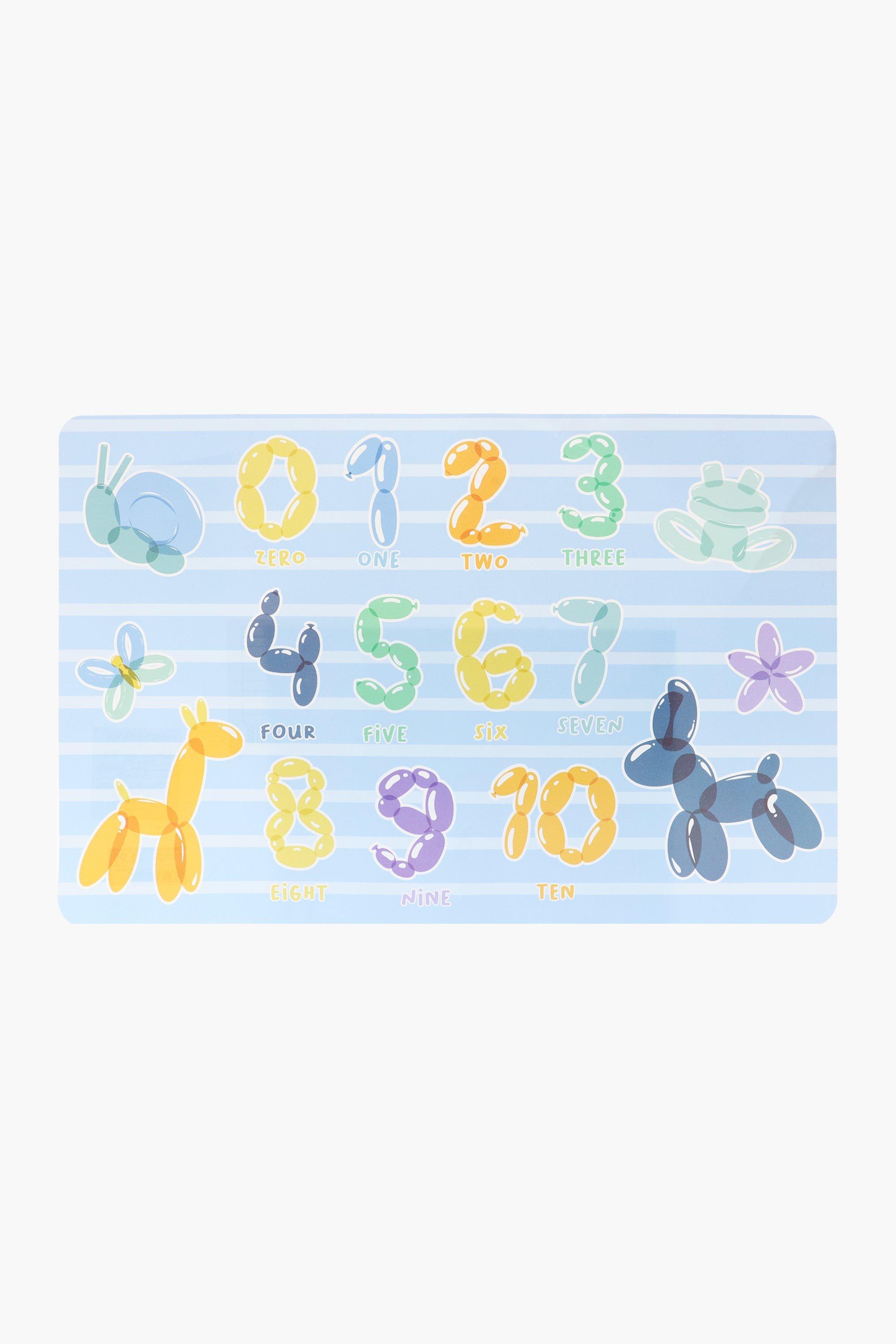 Pvc Balloon Numbers Placemat
