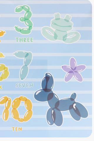 Pvc Balloon Numbers Placemat