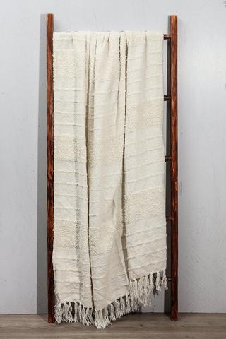 Textured Self Stripe Throw, 140x180cm