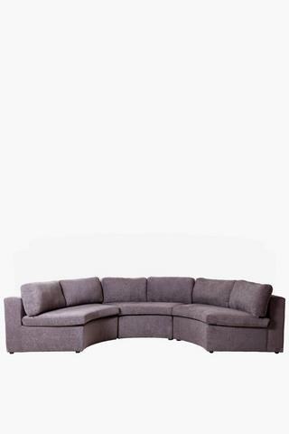 Curved Corner Unit Sofa