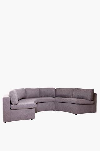 Curved Corner Unit Sofa