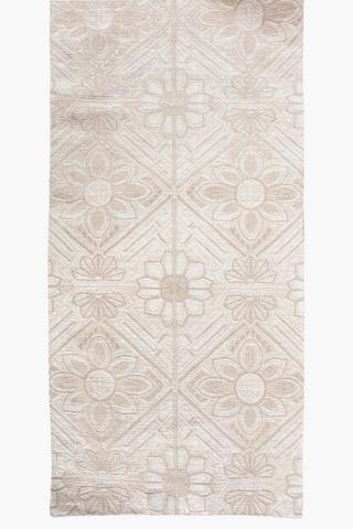 Mornington Foil Chenille Table Runner