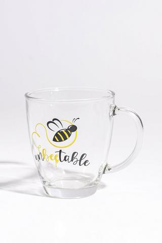 Script Glass Mug