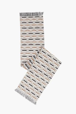 Chenille Stripe Table Runner
