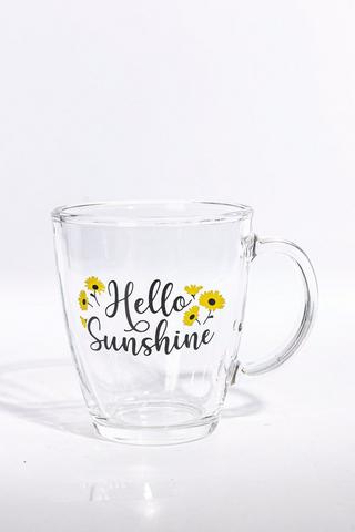 Script Glass Mug,360ml