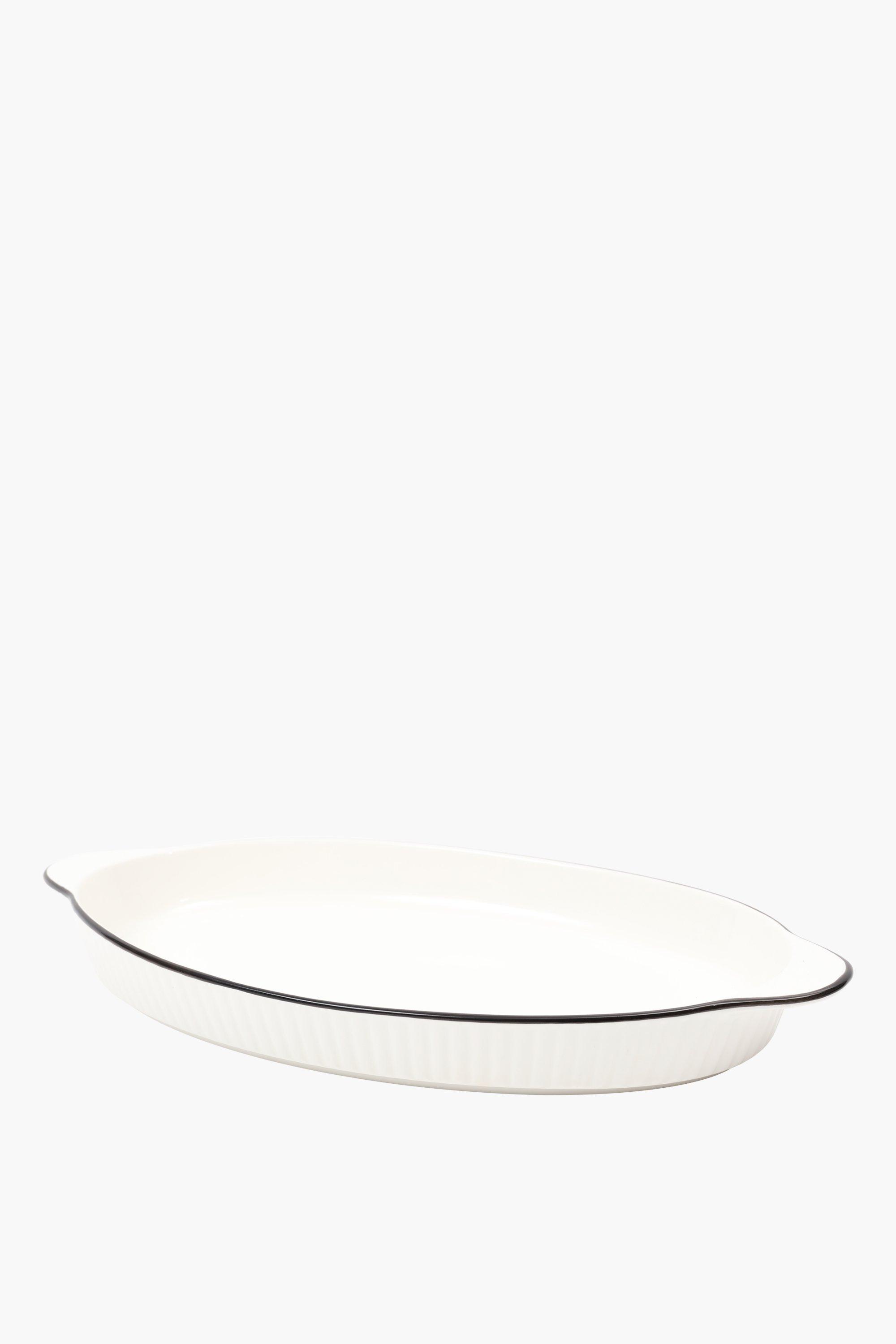Cedar Rim Ceramic Platter, Large