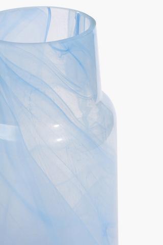 Swirl Glass Vase, 15x34cm
