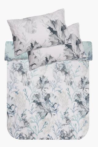 Polycotton Senja Coastal Reversible Duvet Cover Set