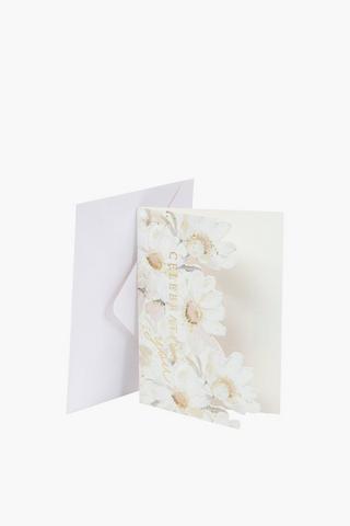 Saint Lawrence Floral Foil Mini Card