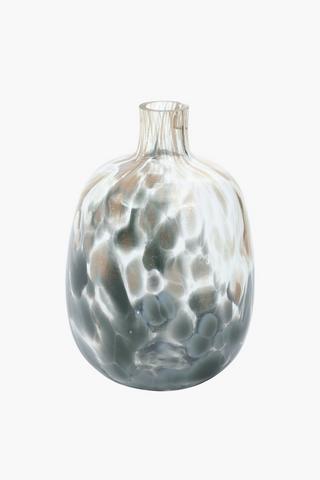 Ombre Glitter Bottle Vase, 17x25cm