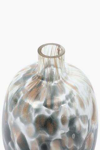 Ombre Glitter Bottle Vase, 17x25cm