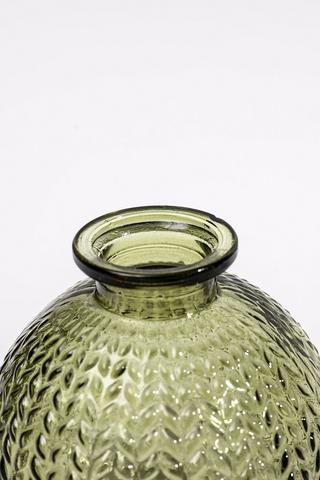 Ribbed Bud Vase, 9x9cm