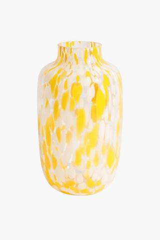Speckle Glass Vase, 20x35cm