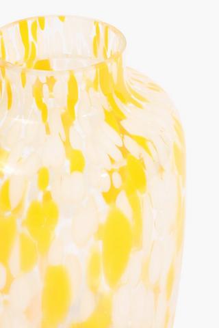 Speckle Glass Vase, 20x35cm