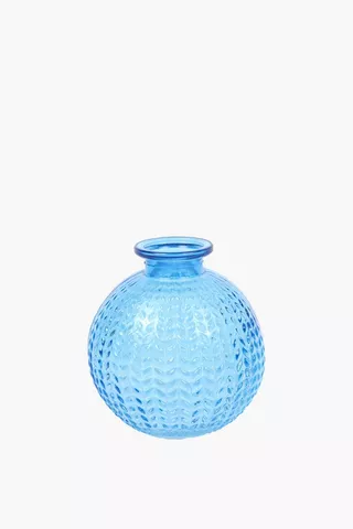 Ribbed Bud Vase, 8.5x8.5cm