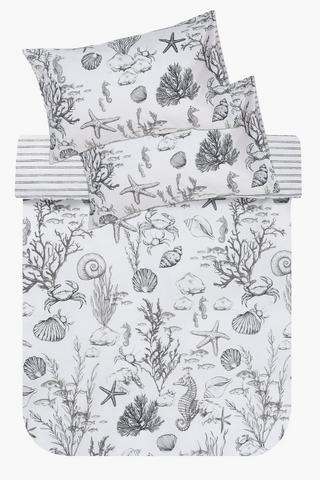 Premium Cotton Sardinia Coastal Duvet Cover Set