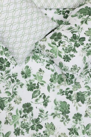Polycotton Comore Botanical Reversible Duvet Cover Set