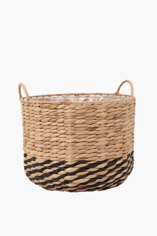 Stripe Woven Planter, 36x32cm