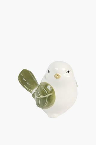 Ceramic Bird Statue, 10x11cm