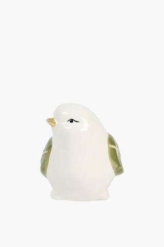 Ceramic Bird Statue, 10x11cm