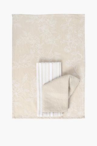 3 Pack Clarence Cotton Tea Towels