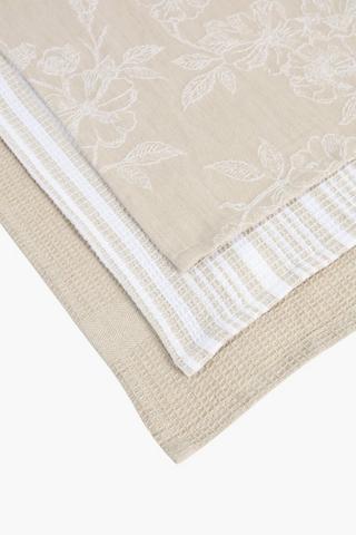 3 Pack Clarence Cotton Tea Towels
