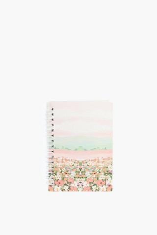 Floral Landscape A6 Notebook