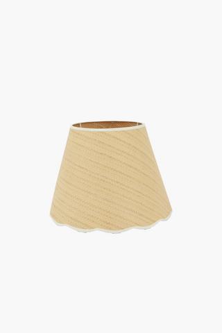 Scallop Woven Lamp Shade, 20x28cm