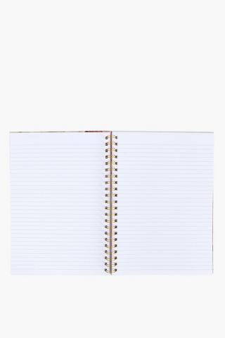 Isabela Floral A4 Spiral Notebook