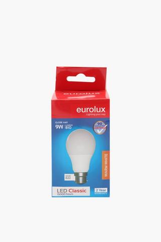 Eurolux 9w Led Globe Bulb, B22