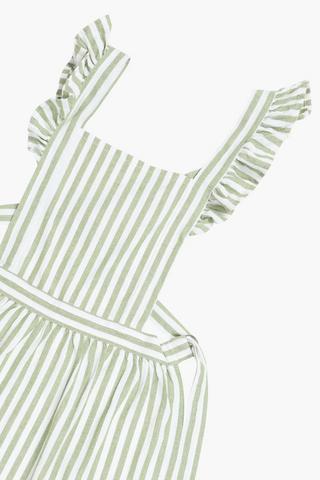 Stripe Frill Apron