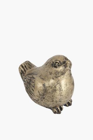 Resin Bird Statue, 11x10cm