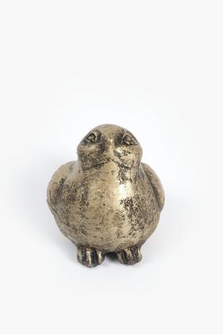 Resin Bird Statue, 11x10cm