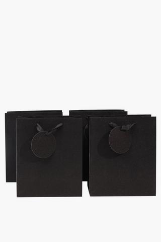 4 Pack Glitter Gift Bags Medium
