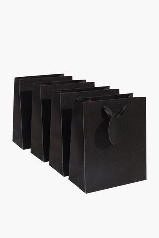 4 Pack Glitter Gift Bags Medium