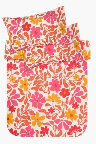 Polycotton Madura Floral Duvet Cover Set