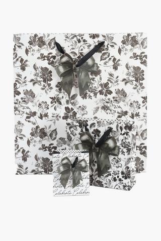 Comore Floral Gift Bag Extra Large